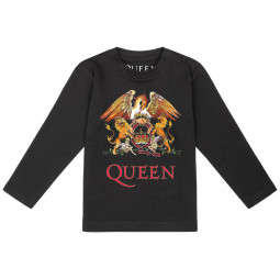 Queen (Crest) - Baby longsleeve - black - multicolour