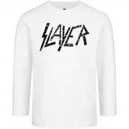 Slayer (Logo) - Kids longsleeve - white - black