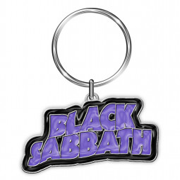 Black Sabbath Keychain: Logo (Enamel In-Fill) (PŘÍVĚSEK)