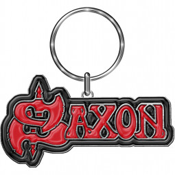 Saxon Keychain: Logo (Enamel In-Fill) (PŘÍVĚSEK)