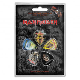 Iron Maiden Plectrum Pack: The Faces of Eddie  (TRSÁTKA)