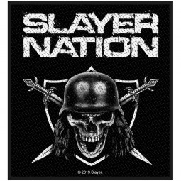 SLAYER - STANDARD PATCH: SLAYER NATION (LOOSE) - NÁŠIVKA