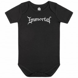 Immortal (Logo) - Baby bodysuit - black - white
