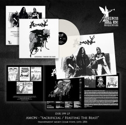AMON - SACRIFICIAL / FEASTING THE BEAST (WHITE VINYL) - LP