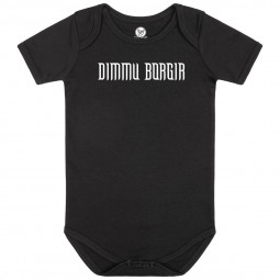 Dimmu Borgir (Logo) - Baby bodysuit - black - white