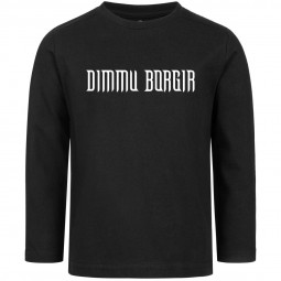 Dimmu Borgir (Logo) - Kids longsleeve - black - white