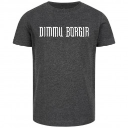 Dimmu Borgir (Logo) - Kids t-shirt - charcoal - white