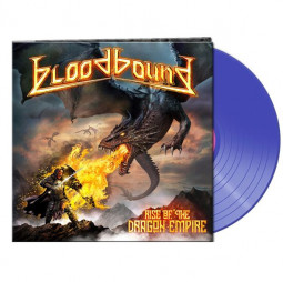 BLOODBOUND - RISE OF THE DRAGON EMPIRE (CLEAR BLUE VINYL) - LP