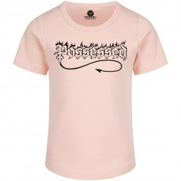 Possessed (Logo) - Girly shirt - pale pink - black