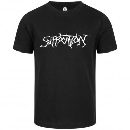 Suffocation (Logo) - Kids t-shirt - black - white