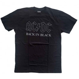 AC/DC - BACK IN BLACK (BLACK) - TRIKO