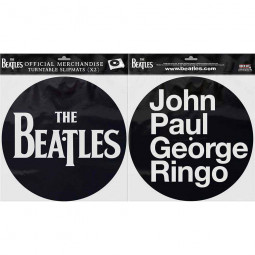 The Beatles Turntable Slipmat Set: Drop T Logo & JPGR (Retail Pack)