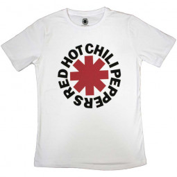 RED HOT CHILI PEPPERS - CLASSIC ASTERISK (WHITE) (GIRLIE) - TRIKO