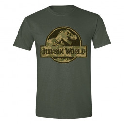Jurassic World T-Shirt Camo Logo Size S
