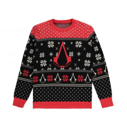 Assassins's Creed Knitted Christmas Sweater Logo Size M