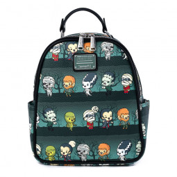 Universal Monsters by Loungefly Backpack Chibi AOP