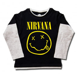 Nirvana (Smiley) - Kids skater shirt