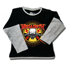 Megadeth (Skull & Bullets) - Baby skater shirt