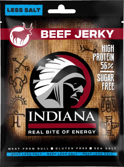 Indiana Jerky Beef Less Salt 25g