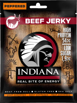 Indiana Jerky Beef Peppered 25g