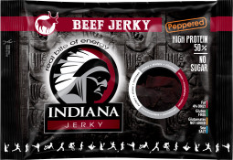 Indiana Jerky Beef Peppered 100g
